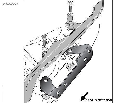 Hepco Becker Honda Nc750D Yan Çanta Aparatı Seti