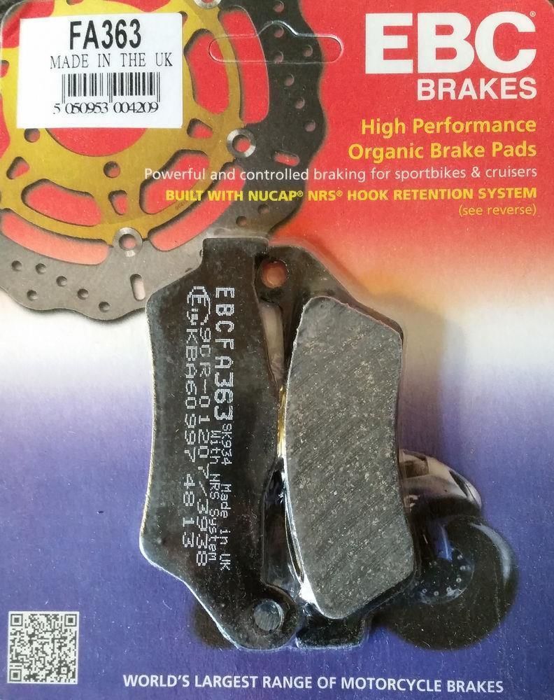 Ebc Fa363 2001-2006 BMW R 1150 R Uyumlu Arka Fren Balatası Organik Balata