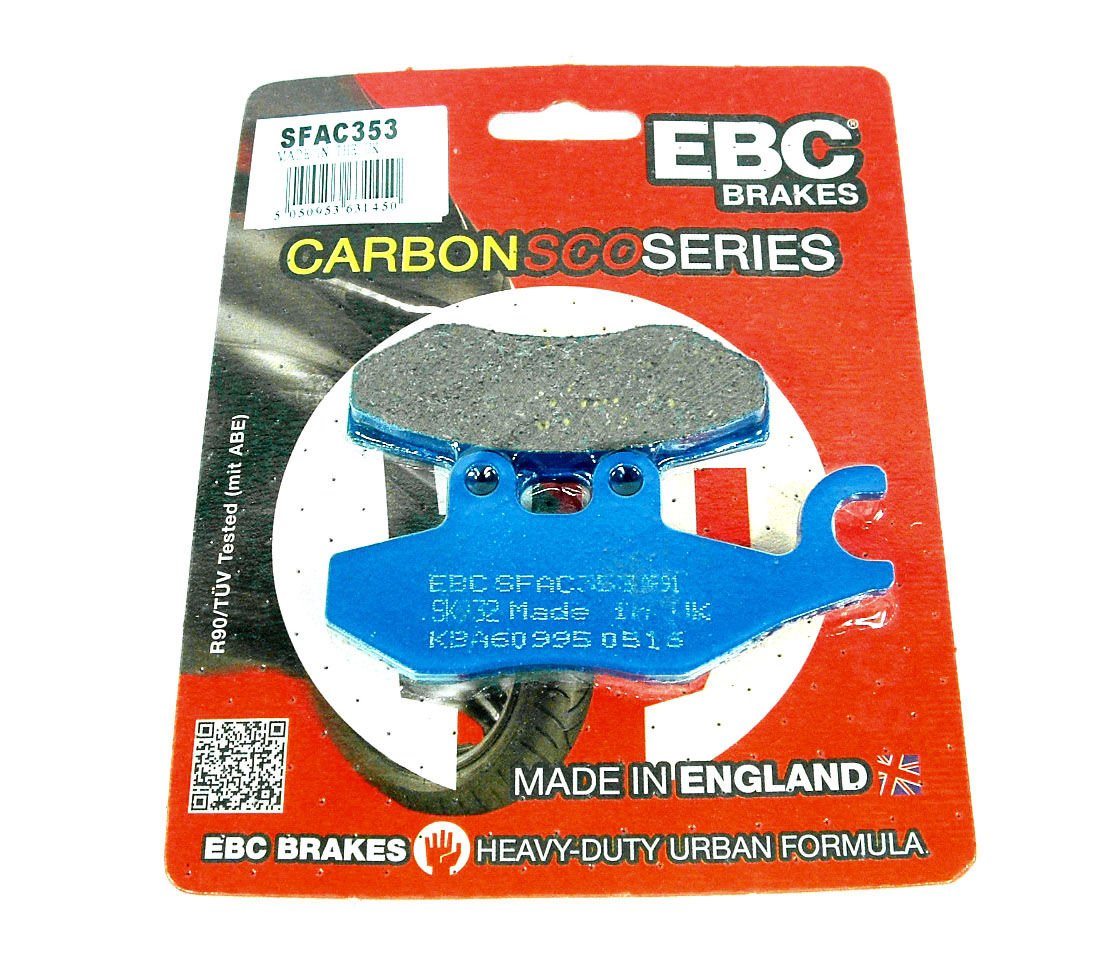Gilera Nexus 300 Arka Fren Balatası Ebc Sfac353 Karbon Balata