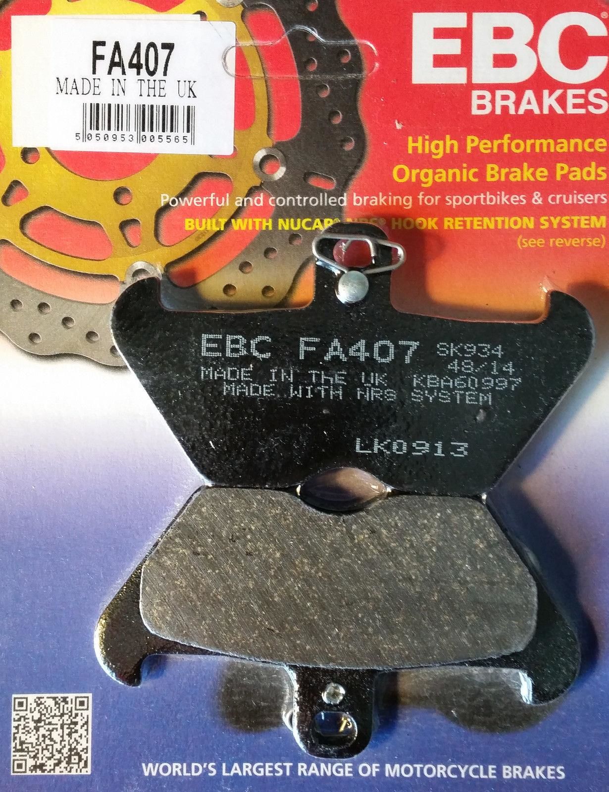 Ebc Fa407 1996-2002 BMW R 1200 C Uyumlu Ön Fren Balatası Organik Balata