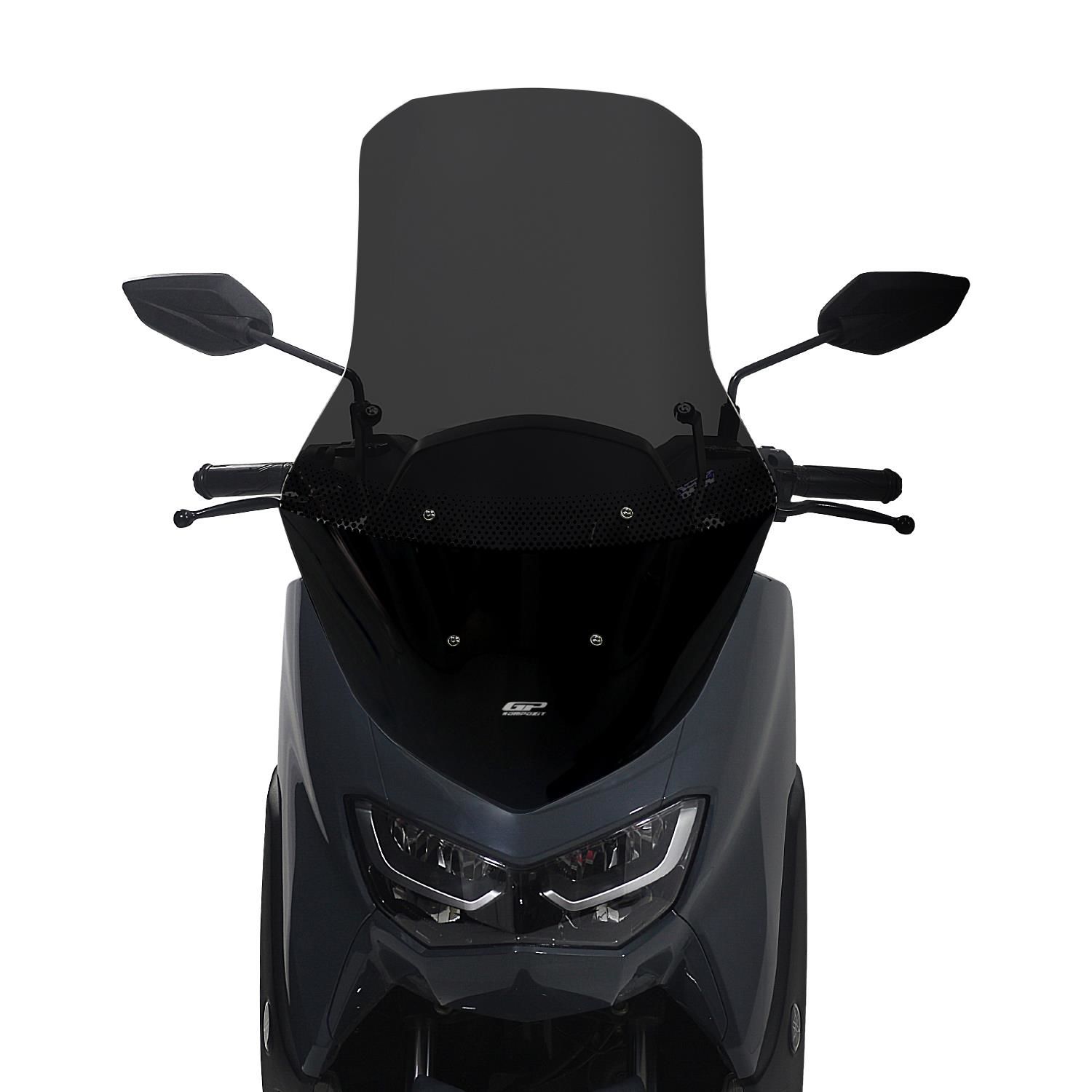 GP Kompozit Yamaha NMAX 125 / 155 2021-2023 Uyumlu Ayaklı Tur Camı Füme