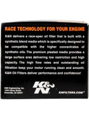 K&N KN-160 2019-2022 BMW R 1250 RT Uyumlu Yağ Filtresi