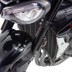 GP Kompozit Triumph Street Triple 2017-2023 Uyumlu Radyatör Koruma Siyah