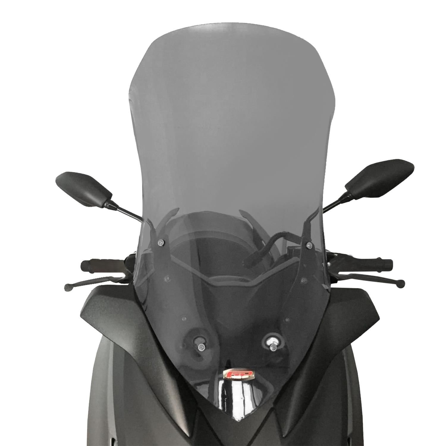 GP Kompozit Yamaha XMAX 250 / 300 / 400 2018-2022 Uyumlu Ön Tur Camı Füme