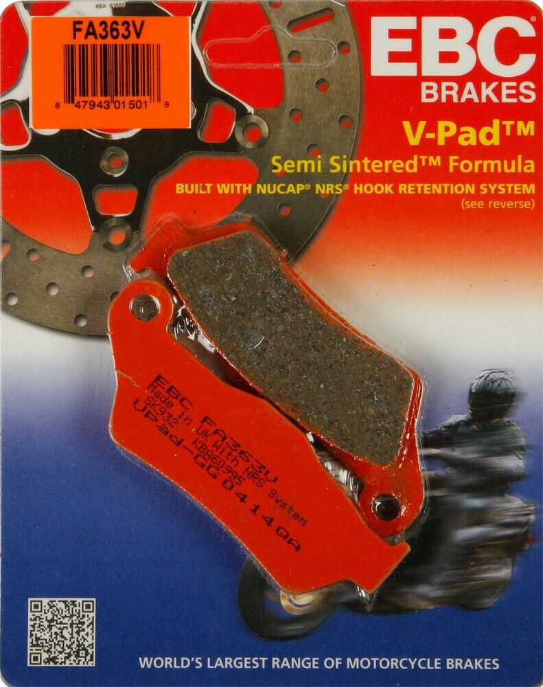 Ebc Fa363V 2014-2020 BMW R Nine T Uyumlu Arka Fren Balatası Yarı Sinterli Balata
