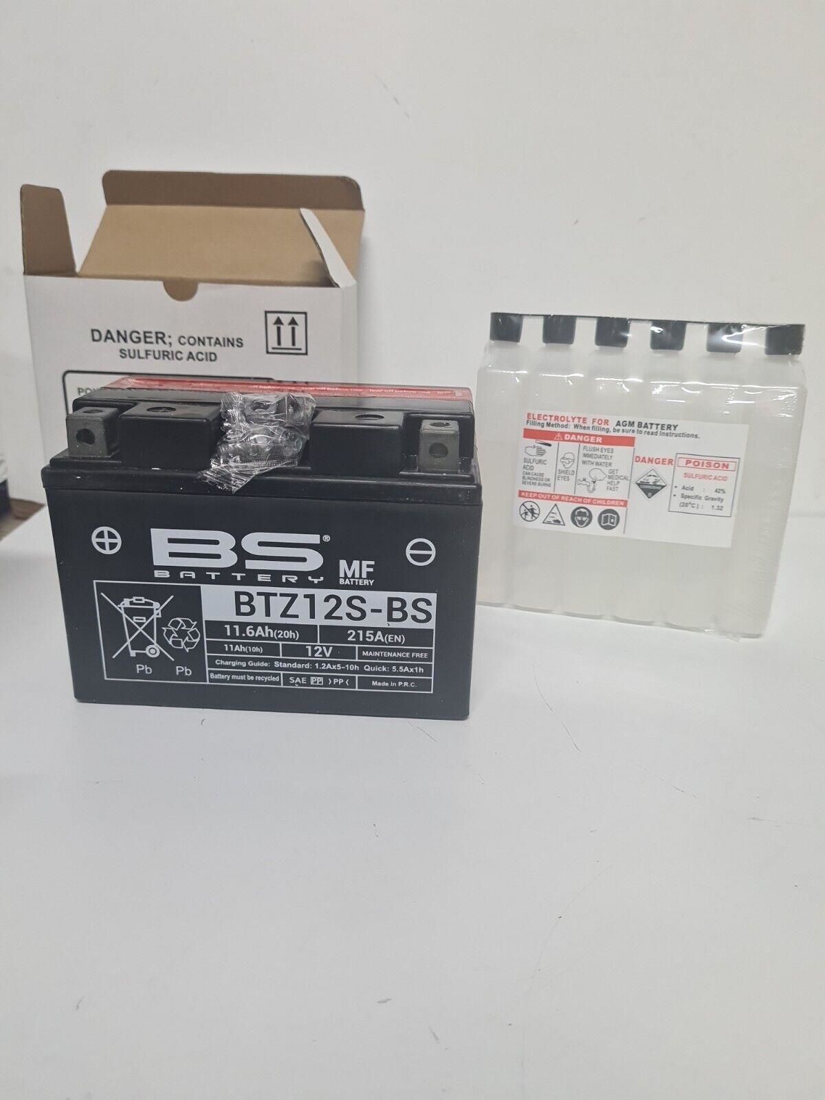 Bs Btz12s-Bs 2001-2016 Honda FJS 600 Silverwing ABS Uyumlu Akü Sulu Akü