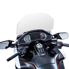 GP Kompozit Honda Gold Wing / Bagger 2018-2023 Uyumlu Baskılı Ön Cam Şeffaf