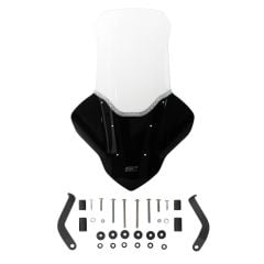 GP Kompozit Yamaha NMAX 125 / 155 2021-2023 Uyumlu Elcikli Tur Camı Şeffaf