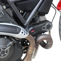 GP Kompozit Ducati Scrambler 2015-2021 Uyumlu Motor Koruma Takozu Siyah