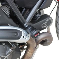 GP Kompozit Ducati Scrambler 2015-2021 Uyumlu Motor Koruma Takozu Siyah