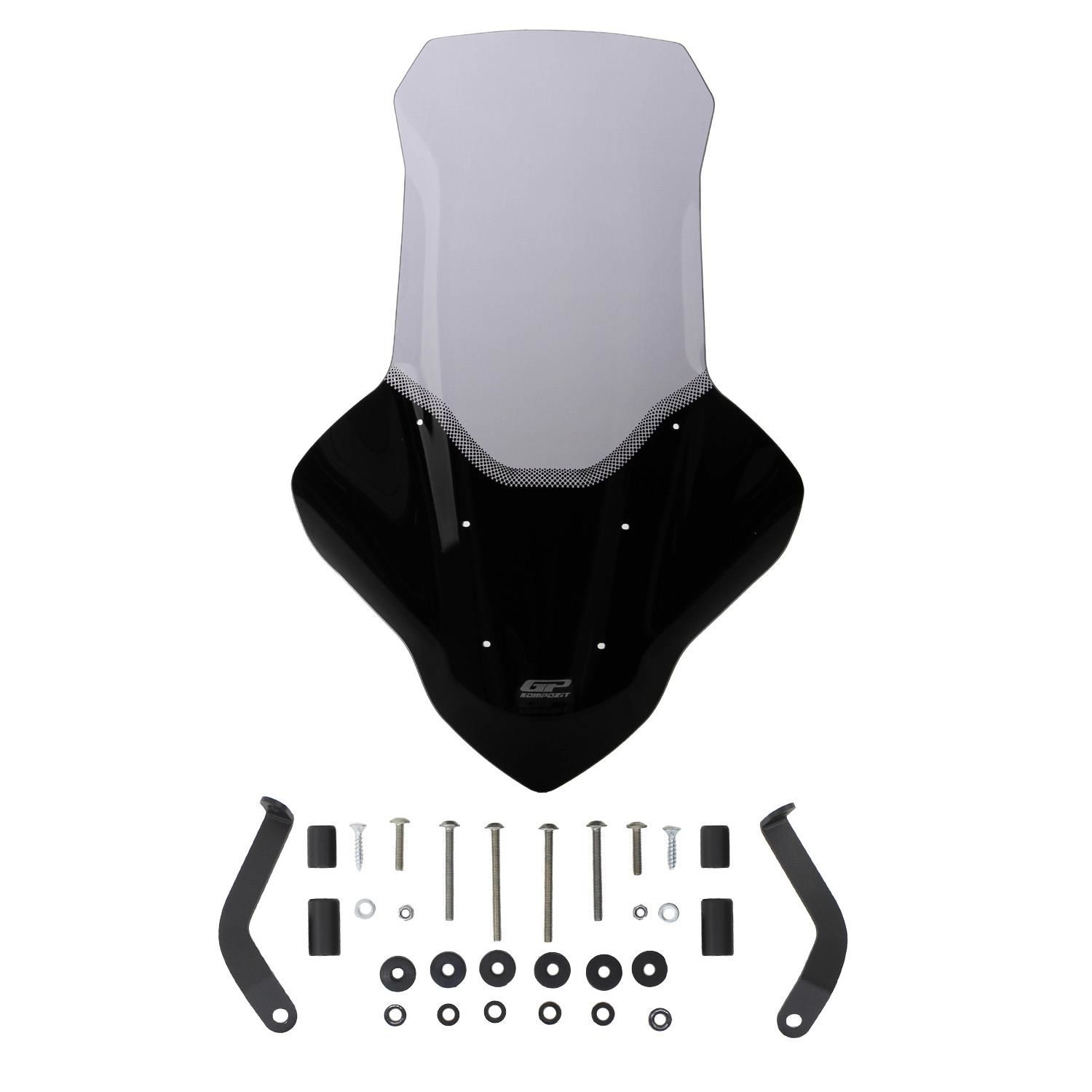 GP Kompozit Yamaha NMAX 125 / 155 2021-2023 Uyumlu Elcikli Tur Camı Füme
