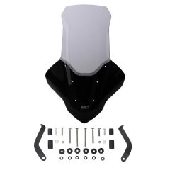 GP Kompozit Yamaha NMAX 125 / 155 2021-2023 Uyumlu Elcikli Uzun Tur Camı Füme
