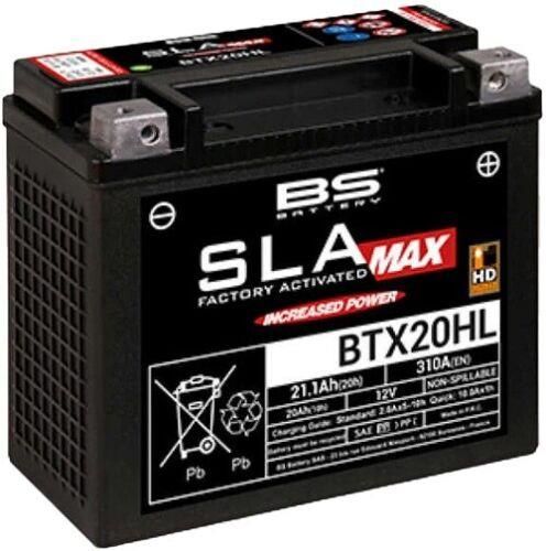 Bs Btx20hl Sla Max 2001-2023 Honda Goldwing GL 1800 Uyumlu Akü Jel Akü
