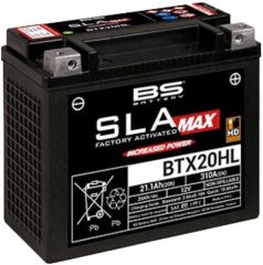 Bs Btx20hl Sla Max 2001-2023 Honda Goldwing GL 1800 Uyumlu Akü Jel Akü