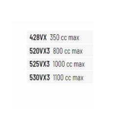 Did 525-112Vx3 2004-2006 Kawasaki KLV 1000 Uyumlu Zincir Vx3 Xring Silver (Gümüş)