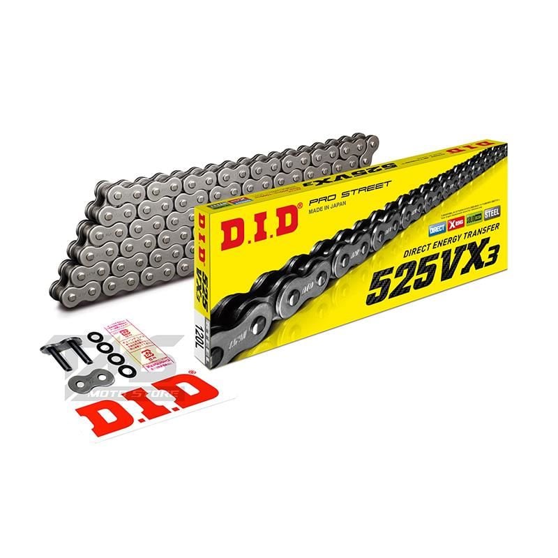 Did 525-120Vx3 2009-2022 BMW S 1000 RR Uyumlu Zincir Vx3 Xring Çelik