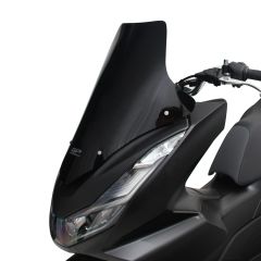 GP Kompozit Honda PCX 125 / 150 2021-2023 Uyumlu Spor Ön Cam Siyah 55 cm