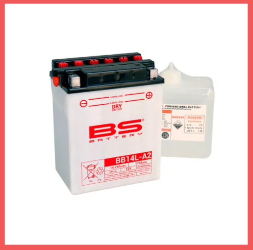 Bb14l-a2 (dry) 1986-2006 Kawasaki Vn 750 Vulcan Akü Bs Dry Akü