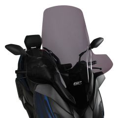 GP Kompozit Yamaha XMAX 250 / 300 / 400 2018-2022 Uyumlu Elcikli Ön Cam Füme