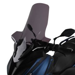 GP Kompozit Yamaha XMAX 250 / 300 / 400 2018-2022 Uyumlu Elcikli Ön Cam Füme