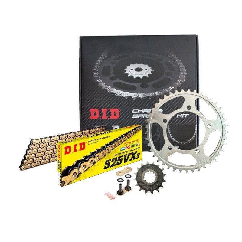 Did-Jt 2014-2019 BMW S 1000 XR Uyumlu Zincir Dişli Set Gold Renk