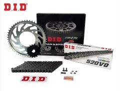 Did-Sunstar 2020-2023 KTM 390 Adventure Uyumlu Zincir Dişli Set Oring Zincir Çelik Renk