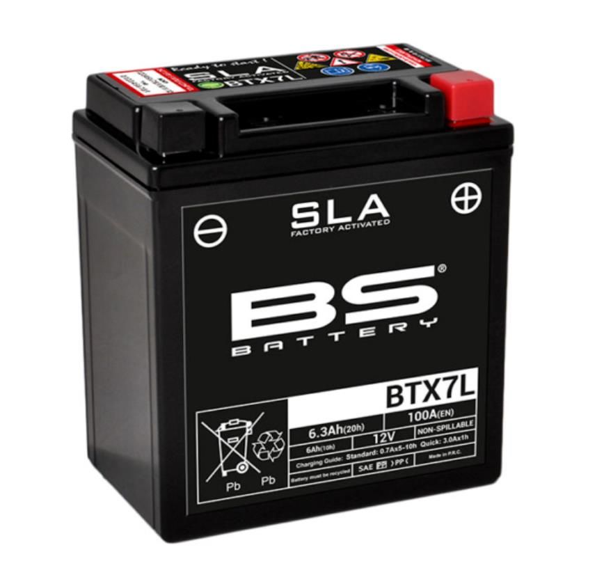Bs Btx7l Sla 1987-1993 Honda NX 250 Uyumlu Akü Jel Akü