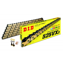 Did 525-98Vx3 2012-2013 Ducati 848 Evo Corse SE Uyumlu Zincir Vx3 Xring Gold (Sarı) Renk