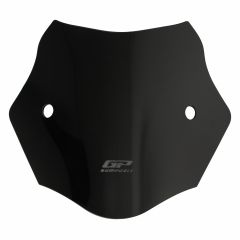 GP Kompozit Mondial 125 Drift L 2011-2023 Uyumlu Kısa Ön Cam Siyah