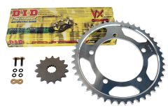 2014-2019 KTM 390 RC uyumlu zincir dişli set DID VX3-JT DİŞLİ SET