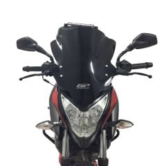 GP Kompozit Bajaj Pulsar NS 200 2011-2023 Uyumlu Ön Tur Camı Füme