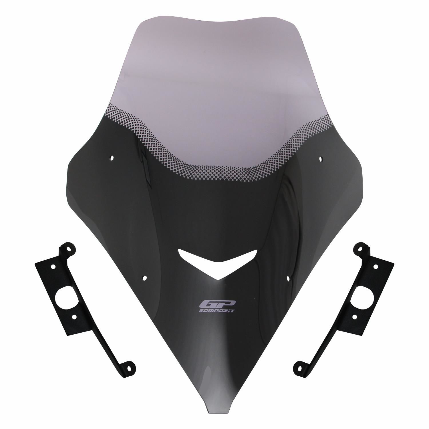 GP Kompozit SYM Jet X 125 2022-2023 Uyumlu Kısa Ön Cam Füme