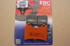 Yamaha Xt 660 X Ön Fren Balatası Ebc Fa244V Yarı Sinterli Balata
