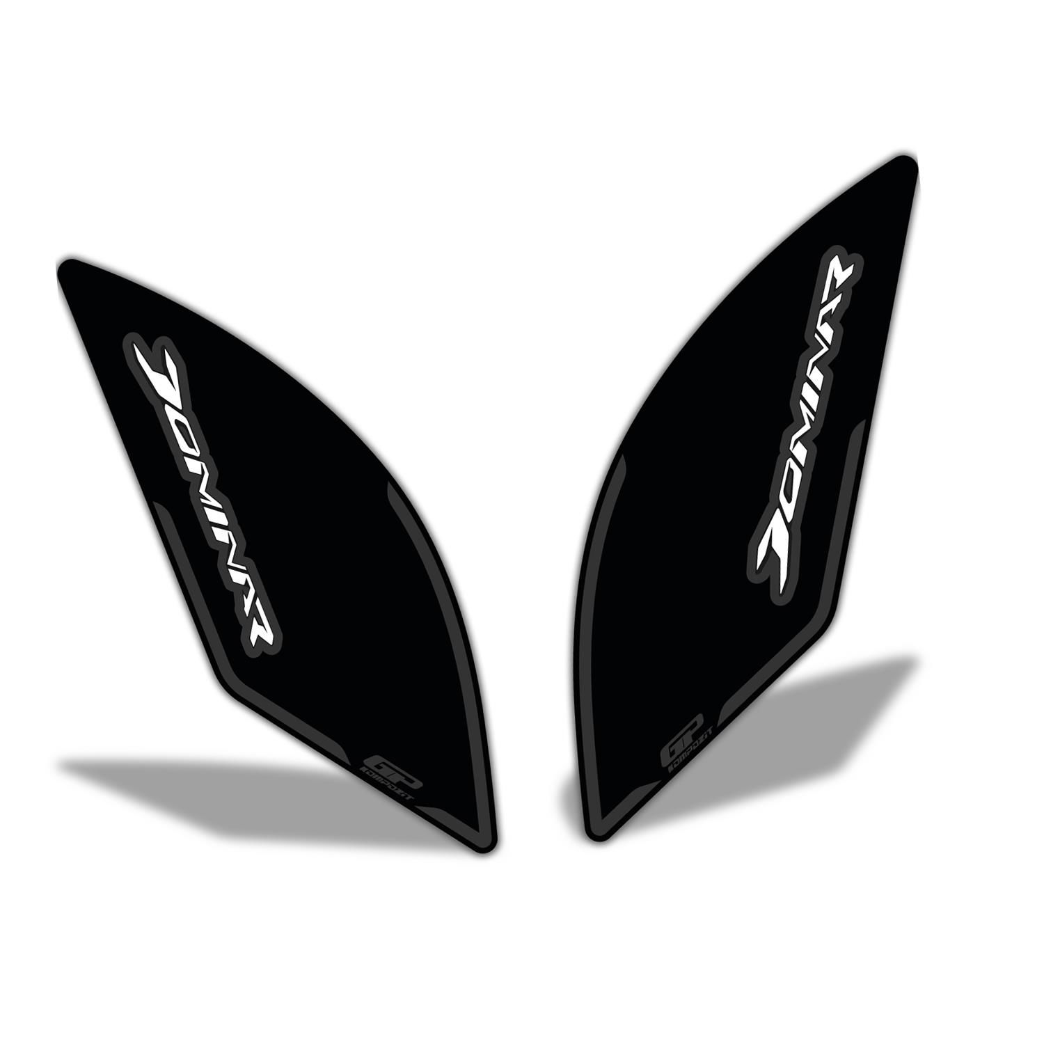 GP Kompozit Bajaj Dominar 250 / 400 2017-2023 Uyumlu Yan Pad Siyah