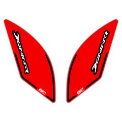 GP Kompozit Bajaj Dominar 250 / 400 2017-2023 Uyumlu Yan Pad Kırmızı
