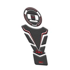GP Kompozit BMW S 1000 RR 2015-2019 Uyumlu Tank Pad Seti Siyah-Kırmızı