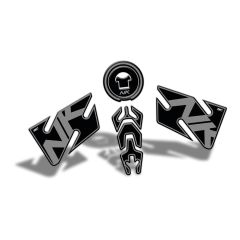 GP Kompozit CF Moto 400 NK / 650 NK 2020 Uyumlu Tank Pad Seti Gri