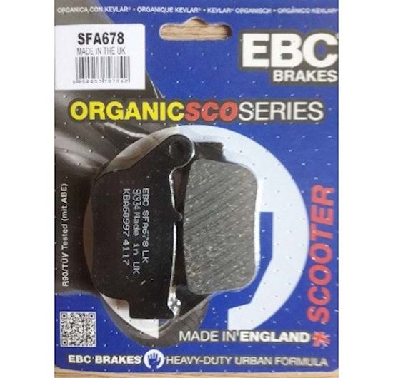 2014-2016 Yamaha X-Max 250 Arka Fren Balatası Abs Siz Ebc Sfa678 N11.4490
