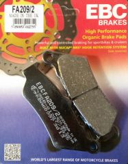 Ebc Fa209/2 2012-2014 Ducati Diavel Cromo Uyumlu Arka Fren Balatası Organik Balata