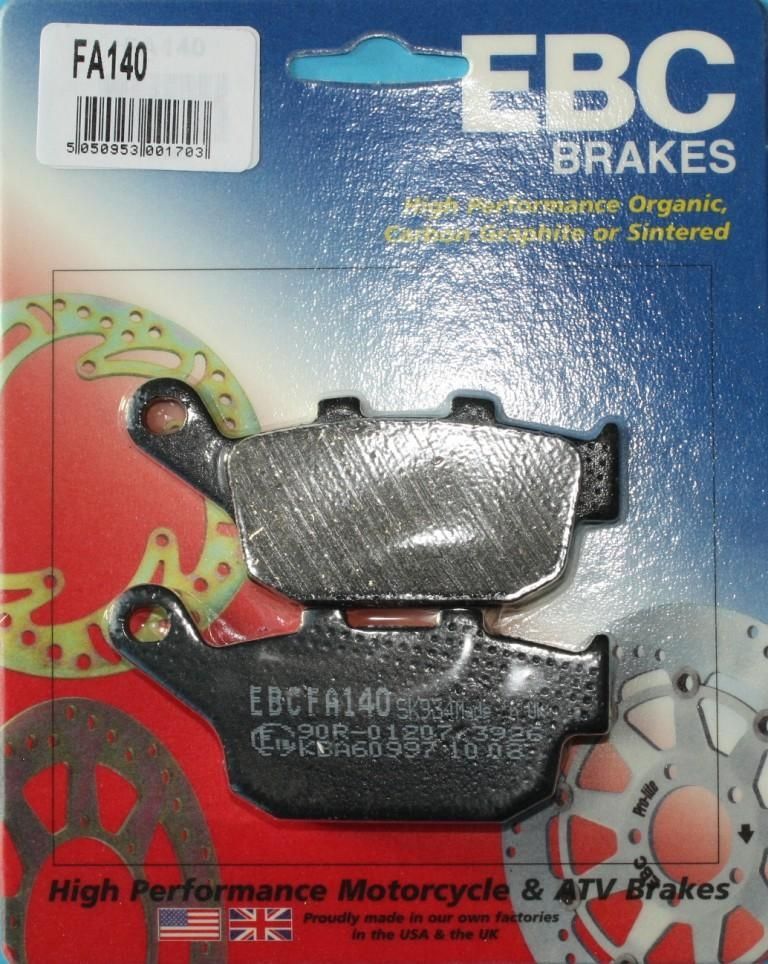 2009-2013 Yamaha Xj 6 Diversion F Arka Fren Balatası Ebc Fa140 Or