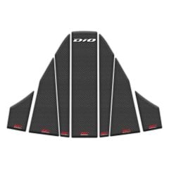 GP Kompozit Honda Dio 2021-2023 Uyumlu Tank Pad Seti Karbon
