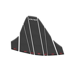 GP Kompozit Honda Dio 2021-2023 Uyumlu Tank Pad Seti Karbon