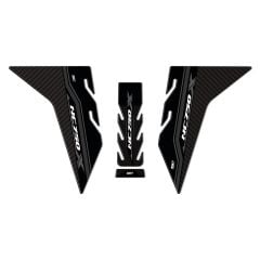 GP Kompozit Honda NC 750 X 2021-2023 Uyumlu Tank Pad Seti Siyah