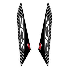 GP Kompozit Honda PCX 125 / 150 2018-2020 Uyumlu Ayak Yan Pad Siyah