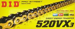 Did 520-102Vx3 2007-2008 Ducati Monster 695 Uyumlu Zincir Vx3 Xring Gold (Sarı) Renk