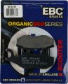 Ebc Sfa197 2010-2020 Kymco Like 125 Uyumlu Arka Fren Balatası Organik Balata