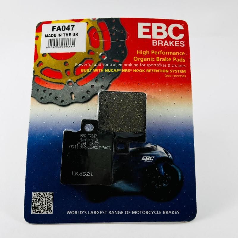 Ebc Fa047 1993-2001 Ducati Monster 600 Uyumlu Arka Fren Balatası Organik Balata