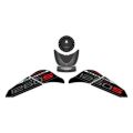 GP Kompozit Ducati Multistrada 1260 S 2015-2018 Uyumlu Tank Pad Seti Siyah
