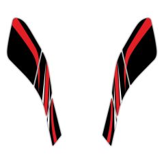 GP Kompozit Honda PCX 125 2021-2023 Uyumlu Yan Pad Kırmızı