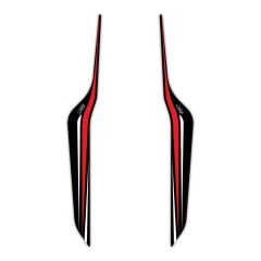 GP Kompozit Honda PCX 125 2021-2023 Uyumlu Kuyruk Pad Kırmızı